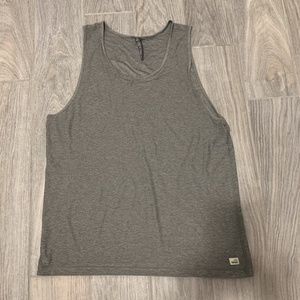 Nwot! Men's Vuori Strato Tech Grey Tank Top - LARGE